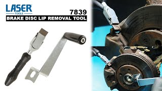 7839  Brake Disc Lip Removal Tool [upl. by Delphina]