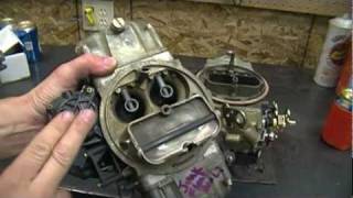 Some basic Holley 4 Barrel carburetor identification tips [upl. by Nerin]