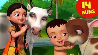 Meri Gaiya Aati Hai  Hindi Rhymes Collection for Children  Infobells [upl. by Raskind]