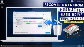 How to Recover Data After Formatting Hard Drive 2021 [upl. by Akinnej267]