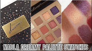 NABLA DREAMY PALETTE SWATCHES [upl. by Leuqim684]