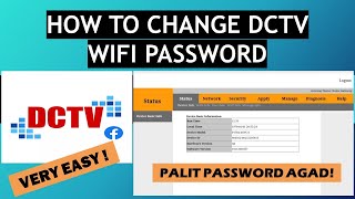 DCTV WIFI PASSWORD CHANGE  VERY EASY [upl. by Cranston]