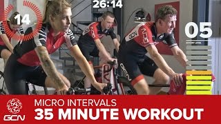 Fast Fitness Workout  High Intensity 35 Minute Indoor Cycling Training [upl. by Violetta]