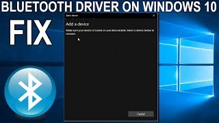 Bluetooth Device Not Recognizing or Not Connecting New Devices Windows 10 or 8 Fix 2019 Tutorial [upl. by Orlanta]