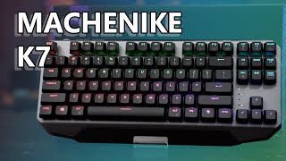 Wireless mechanical keyboard  lots of features  RGB Machenike K7 review [upl. by Doti72]