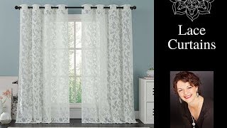 Lace Curtains How to Decorate Windows With Curtains [upl. by Elag942]