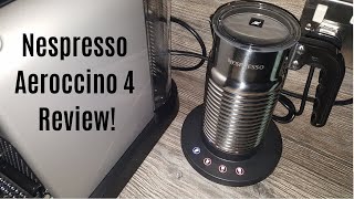 Nespresso Aeroccino 4 Milk Frother Review  Worth upgrading from the Aeroccino 3 [upl. by Tail]