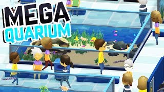 Building the BEST AQUARIUM EVER  Megaquarium Gameplay [upl. by Burrows82]