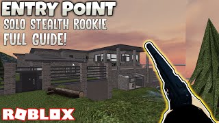 How To Solo Stealth Lakehouse On Rookie Full Guide  Entry Point ROBLOX [upl. by Alius]