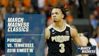 Purdue vs Tennessee 2019 Sweet 16  FULL GAME [upl. by Enneire]