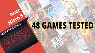 Acer Nitro 5 2022 Gaming Benchmarks 48 Games Tested i512500H and RTX 3050 [upl. by Amorette]