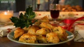 Stilton Puffs  Nigel Slaters 12 Tastes of Christmas  Episode 1  BBC [upl. by Walls998]