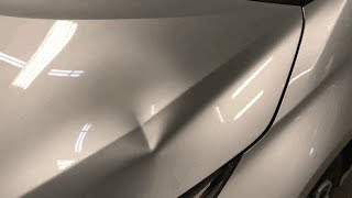 PDR Aluminum Hood Dent [upl. by Suckow651]