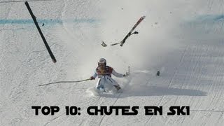 TOP 10 CHUTES EN SKI [upl. by Nabla]