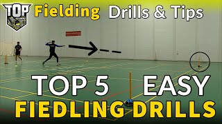 TOP 5 EASY FIELDING CRICKET DRILLS You Can DO ANYWHERE [upl. by Iren]