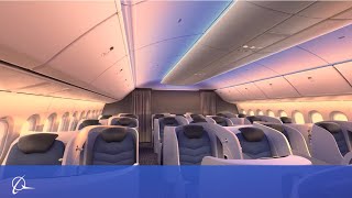 Boeing Cabin Experience  777X and 787 Dreamliner [upl. by Camfort]