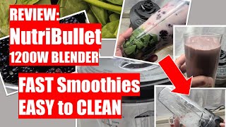 REVIEW Costco Nutribullet Combo 1200W Blender  FAST Smoothies  EASY to CLEAN [upl. by Abdella]