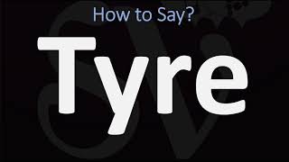 How to Pronounce Tyre BIBLE Lebanon [upl. by Dawna823]