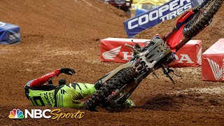 Wildest moments from 2021 Supercross season  Motorsports on NBC [upl. by Simmons834]