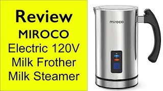 Review Miroco Milk Frother  How to make froth milk at home [upl. by Anihsit]