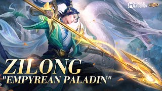 New Collector Skin  Zilong quotEmpyrean Paladinquot  Mobile Legends Bang Bang [upl. by Ora216]