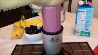 howtomake fruit smoothie using Magic Bullet [upl. by Etteloc]