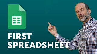 Google Sheets Tutorial  Create Your First Spreadsheet [upl. by Ocire]