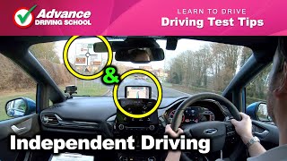 Independent Driving On The Test  Learn to drive Driving Test Tips [upl. by Trebla]