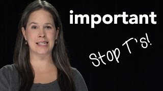 How to Pronounce IMPORTANT  American English [upl. by Hallie]