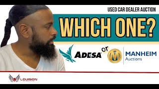 Adesa vs Manheim  What are the differences between these two dealer auction houses [upl. by Kiri517]