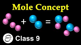 Mole Concept  Atoms and Molecules  12  in Hindi for Class 9 Science NCERT [upl. by Cruce]