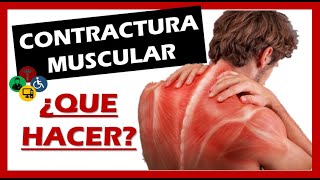 CONTRACTURA muscular en ESPALDA Y CUELLO ¿Que hacer [upl. by Leelaj]