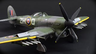 Airfix Hawker Typhoon Ib  172 Scale Plastic Model Kit  Full Build amp Review [upl. by Rianna]