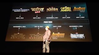 Marvel Studios Phase Three Announcement 2014 [upl. by Alcock]