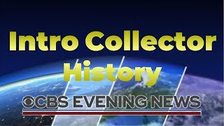 Outdated History of CBS Evening News intros [upl. by Carny]