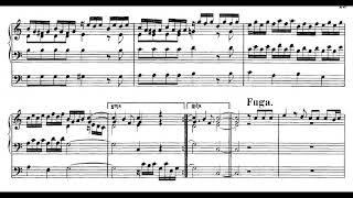 Bach  Prelude and Fugue in C major BWV 553 [upl. by Pimbley272]