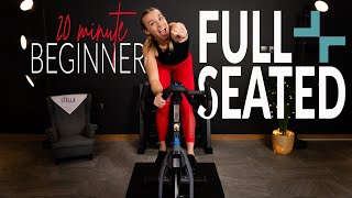 20 Minute FULL SEATED Beginner Indoor Cycling Workout [upl. by Ingram]