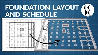 How to Read Building Foundation Drawings  Reinforcement Schedule [upl. by Azaleah]