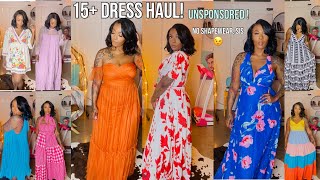 MASSIVE SHEIN DRESS HAUL SPRING 2022 ❤️ 🌸 [upl. by Marwin252]