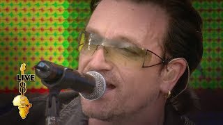 U2  One Live 8 2005 [upl. by Enymsaj]