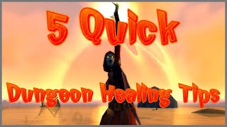 5 Quick Dungeon Healing Tips  WoW Classic Priest Leveling [upl. by Tenaj]