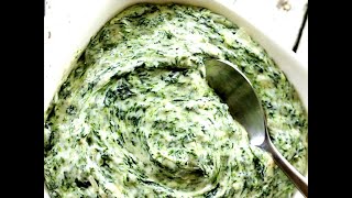 Easy Creamed Spinach Recipe [upl. by Anirdna]