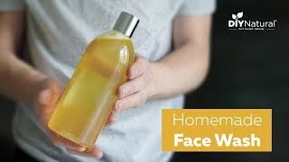 Homemade Face Wash A Natural DIY Face Wash Recipe [upl. by Ahcorb]