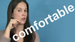 How to Pronounce COMFORTABLE  AMERICAN ENGLISH PRONUNCIATION [upl. by Inaboy55]