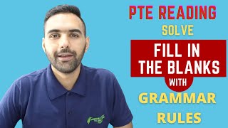 PTE Reading  Fill in the Blanks Hindi  Grammar Rules  Language Academy  PTE  NAATI  IELTS [upl. by Nightingale]