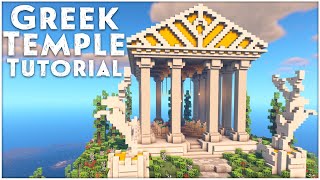 How to Build a Greek Temple  Minecraft Tutorial [upl. by Acinet102]