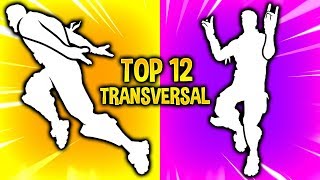 TOP 12 FASTEST TRAVERSAL Emotes In Fortnite [upl. by Ansell]