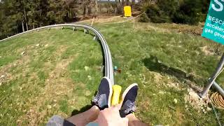 Sommerrodelbahn Erbeskopf Rodelbahn Mountain Coaster [upl. by Wolcott]