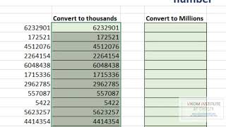 Convert number into thousands [upl. by Vinn43]