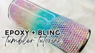 Rhinestone Tumbler Tutorial [upl. by Laing]